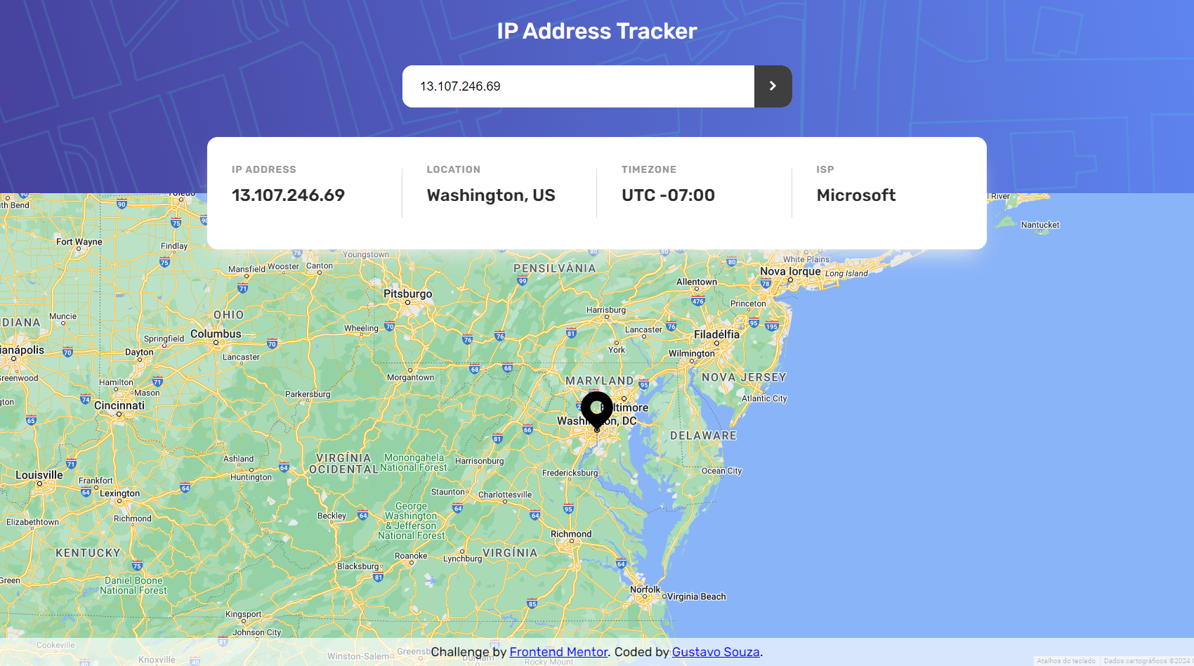 IP Address Tracker image
